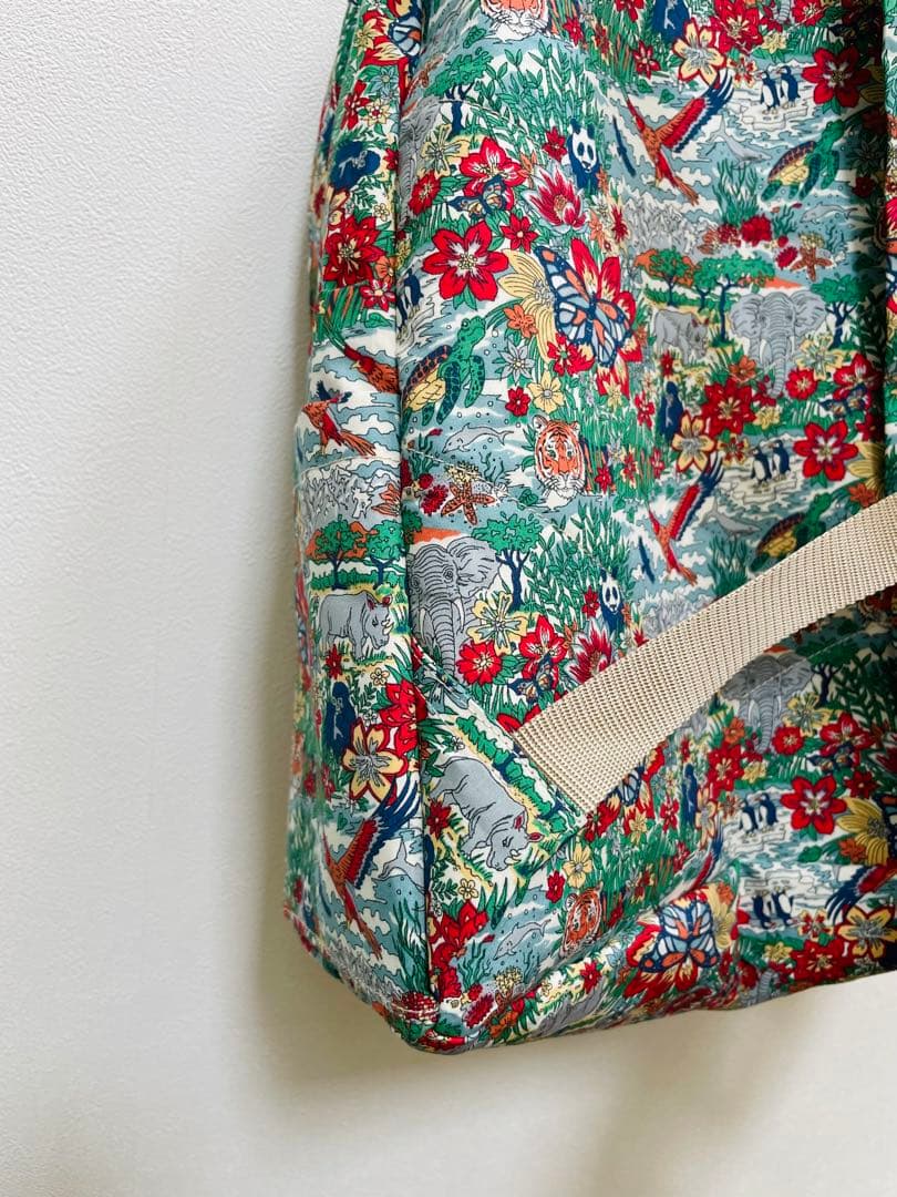 【eco】リバティ ハリージェームズジャングル☆リュック handmade