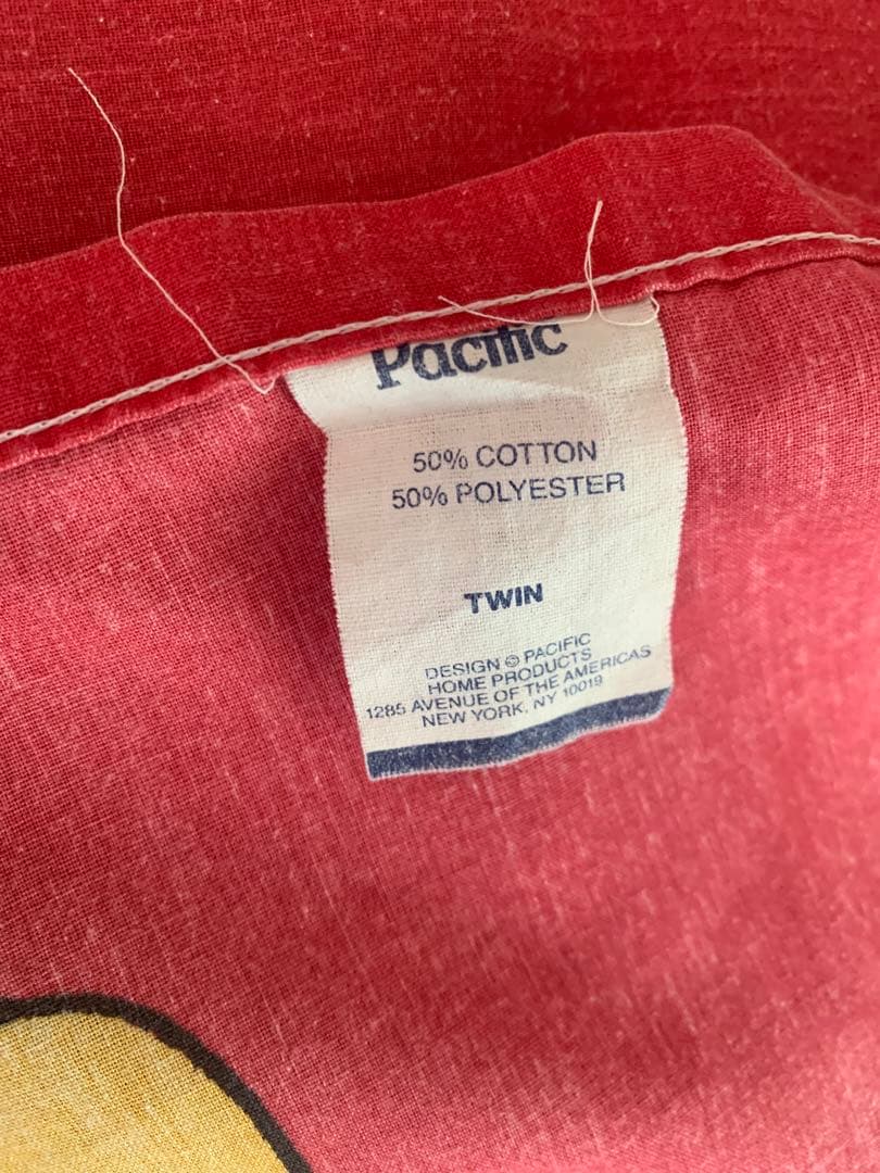 ミッキーマウス　カーテン　ファブリック　ビンテージ