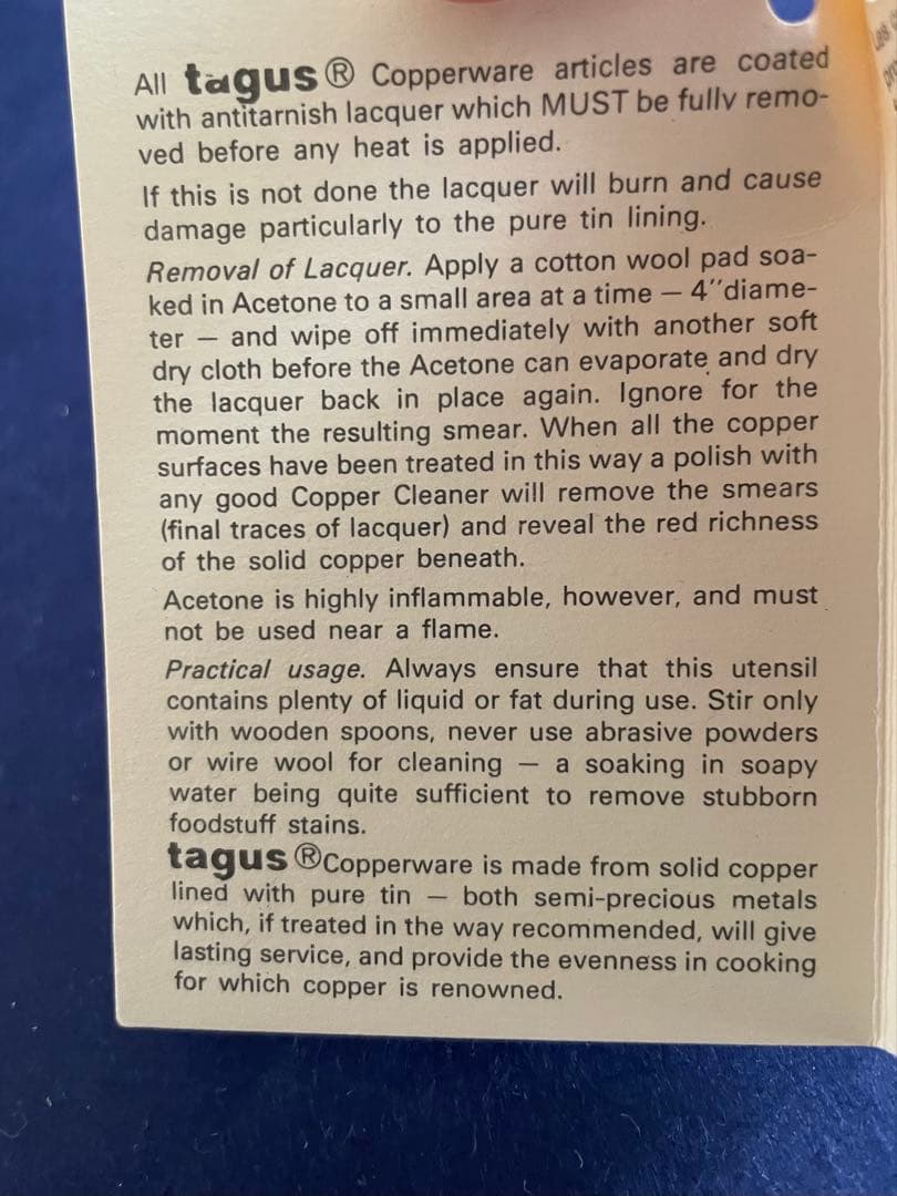 TAGUS ターガス ケトル　純銅製　アンティーク ケトル　ポルトガル製