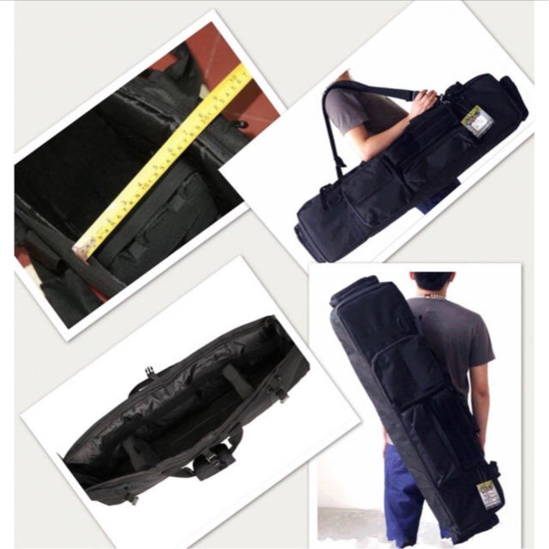 ガンケース　リュック　ショルダーバッグ　サバゲー　サバイバルゲーム　ライフル 黒