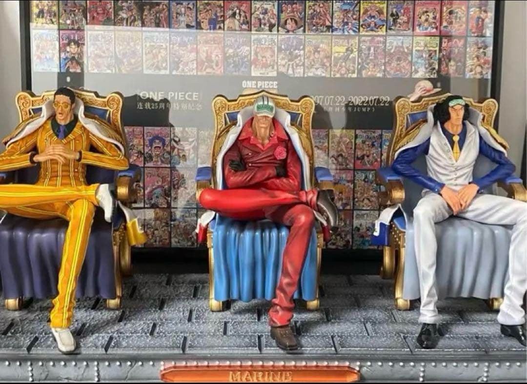 ワンピース 海軍本部三大将 赤犬 青雉 黄猿 頂上戦争フィギュア ガレージキット