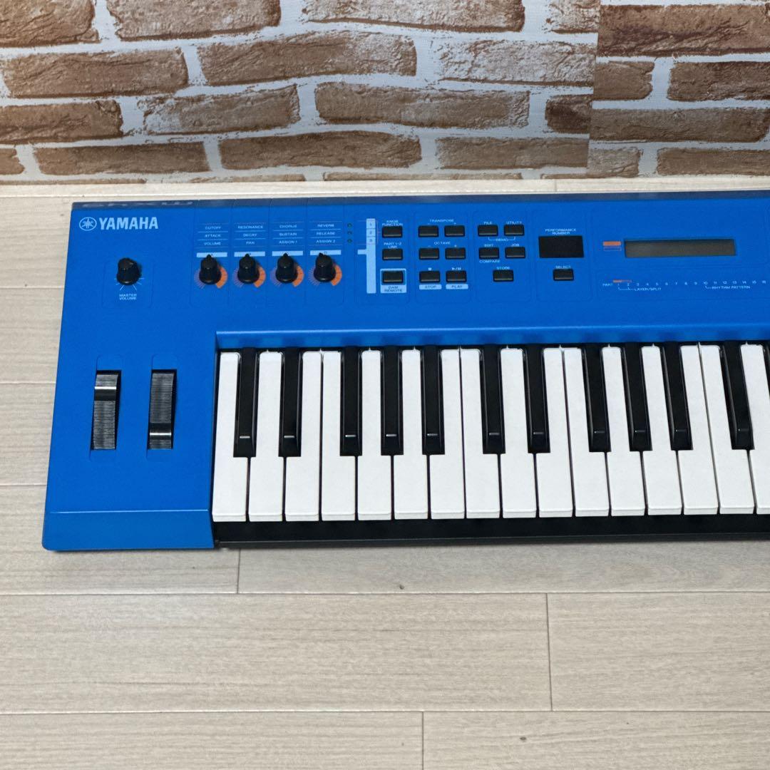 【限定色】YAMAHA MX49 ブルー シンセサイザー 49鍵　キーボード