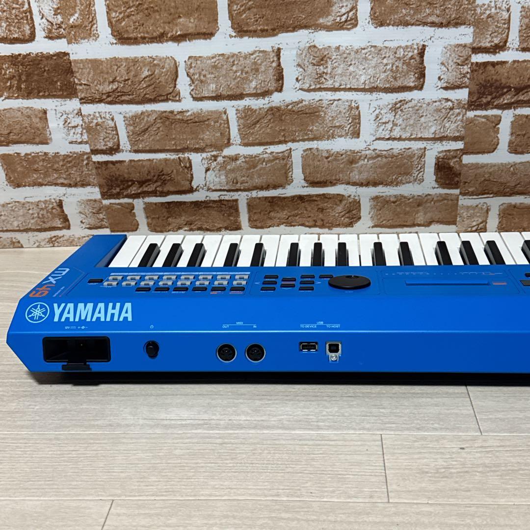 【限定色】YAMAHA MX49 ブルー シンセサイザー 49鍵　キーボード