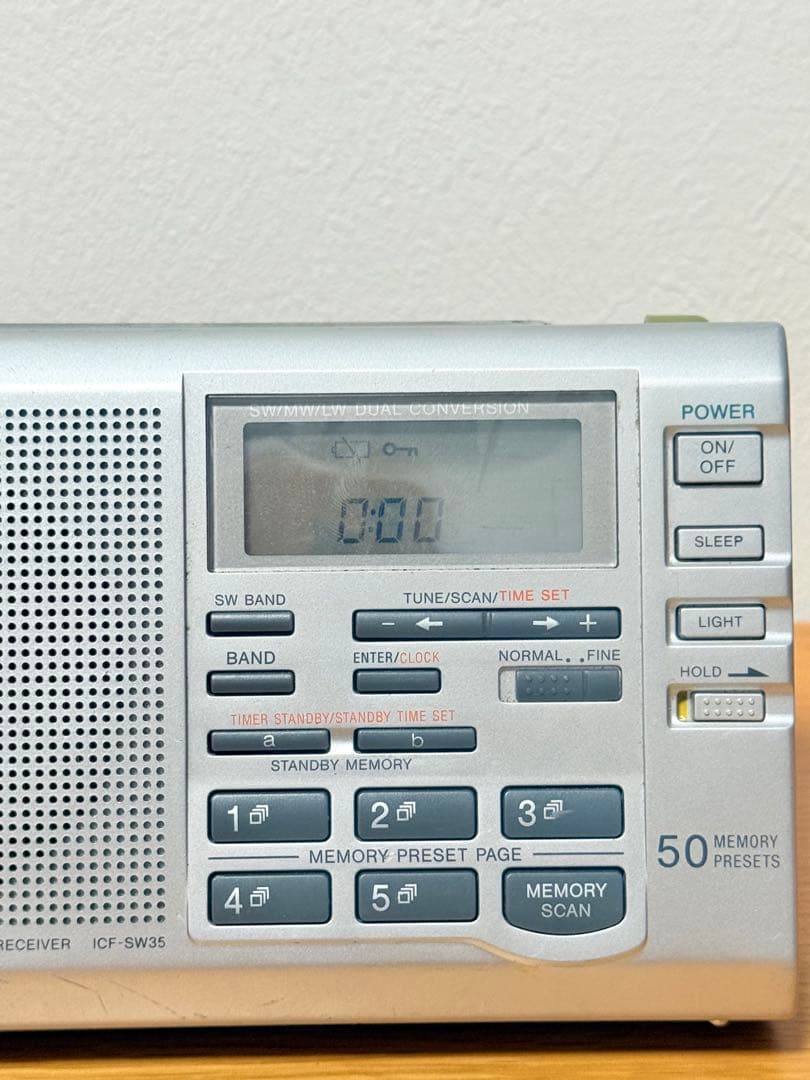 SONY ワイドFM対応 FM/SW/MWコンパクトラジオ ICF-SW35
