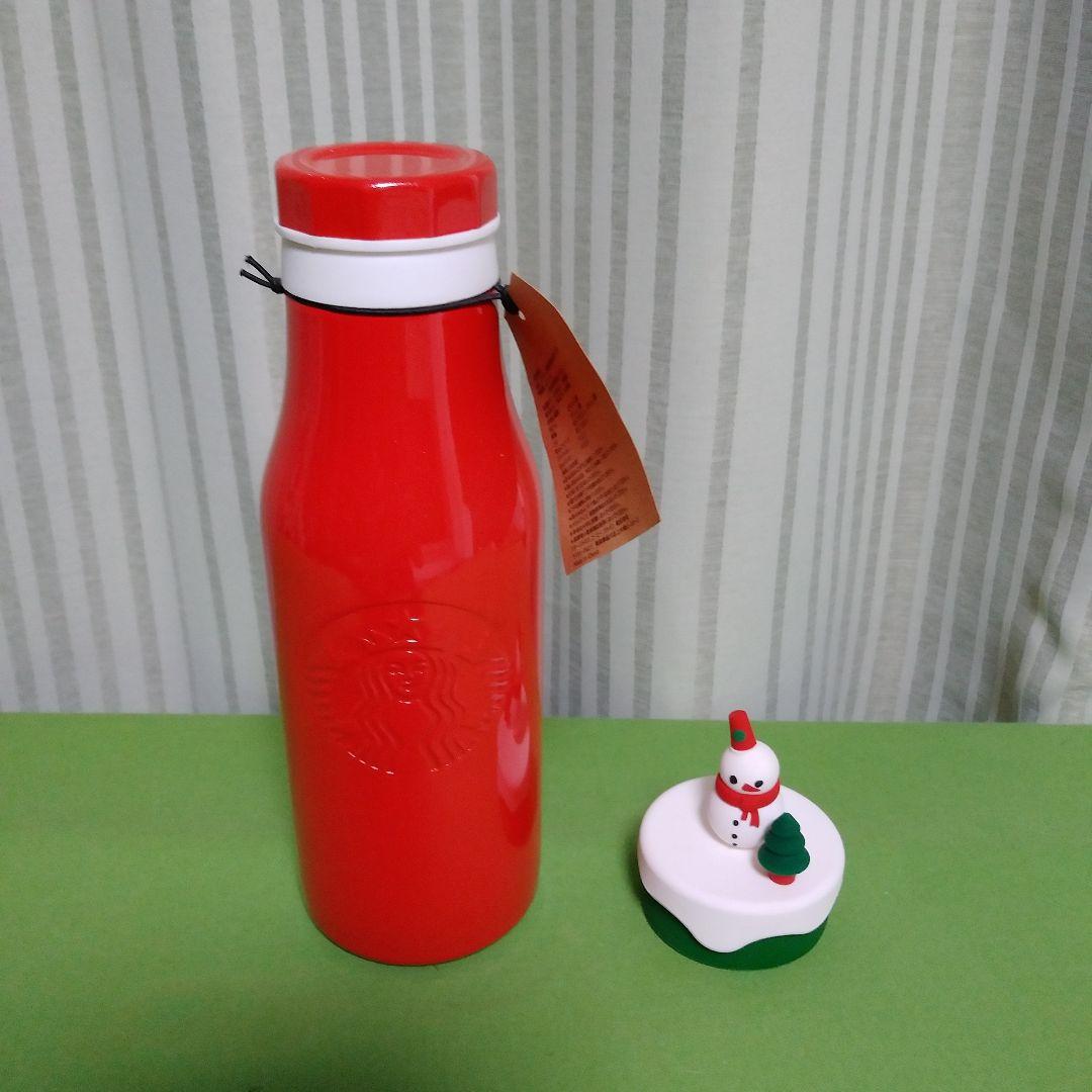 ホリデー2018　スノーボーイリッド　ステンレスロゴボトル　レッド　新品未使用