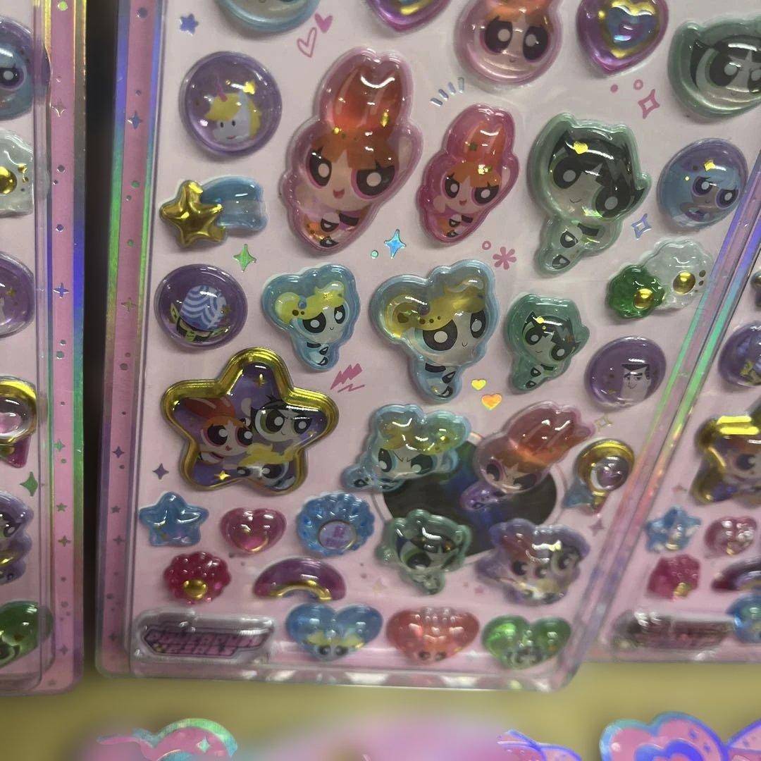 パワーパフガールズ うるちゅるPOPSEAL×10枚 まとめ売り パワパフシール