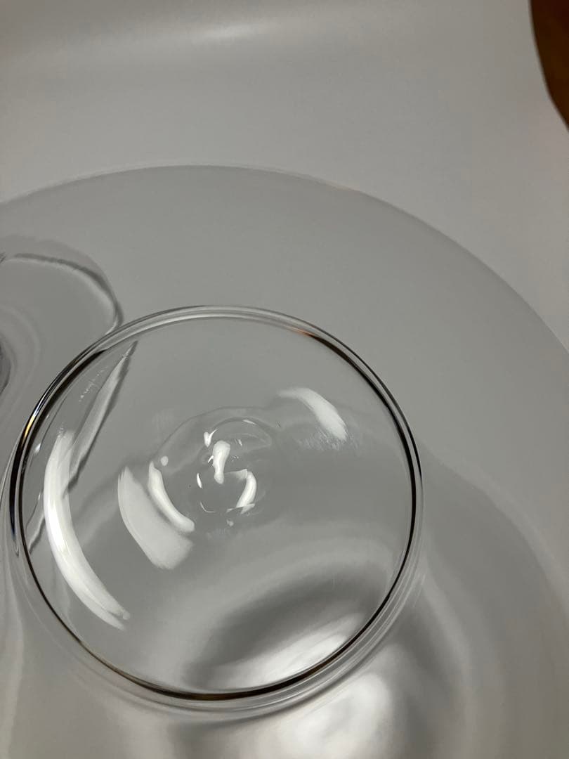 【極美品】　稲葉知子　吹きガラス　リム皿　φ 約24.5cm 2枚セット