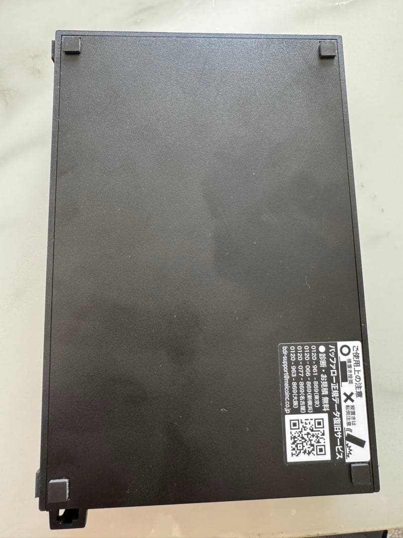 外付けハードディスク・ドライブ HD-EDS4U3-BE