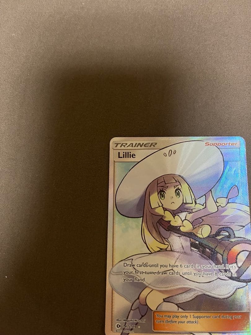 （美品)ポケモンカード リーリエ 帽子リーリエ　英語版