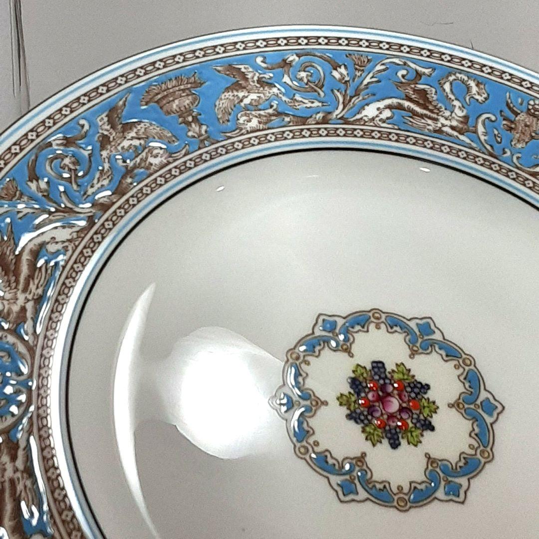 専用Y1275-8 ウェッジウッド フロレンティーンターコイズ 大皿2枚　ぬ