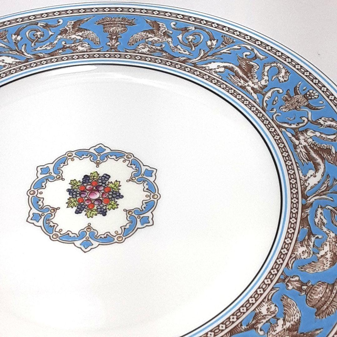 専用Y1275-8 ウェッジウッド フロレンティーンターコイズ 大皿2枚　ぬ