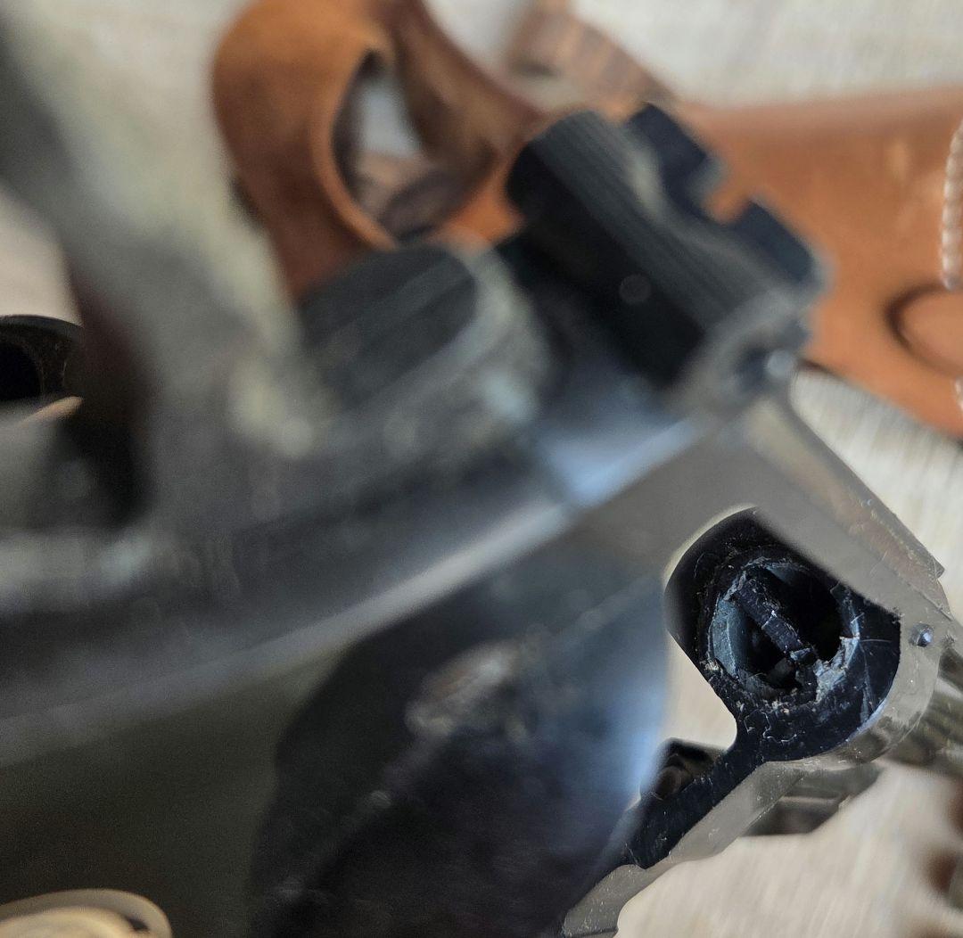 MGC 6.5インチ　44マグナム　レザー製ホルスター付きリボルバー