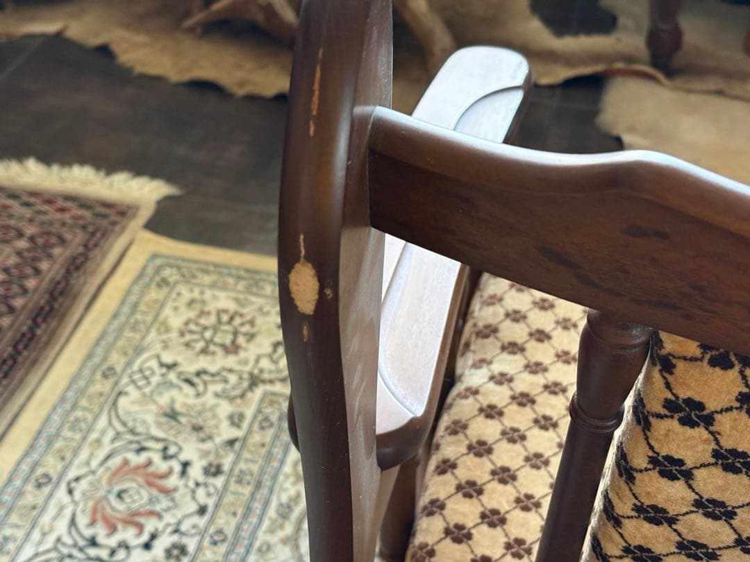 アームソファ　2人掛け　ジャパニーズビンテージ　クラシック家具　KY