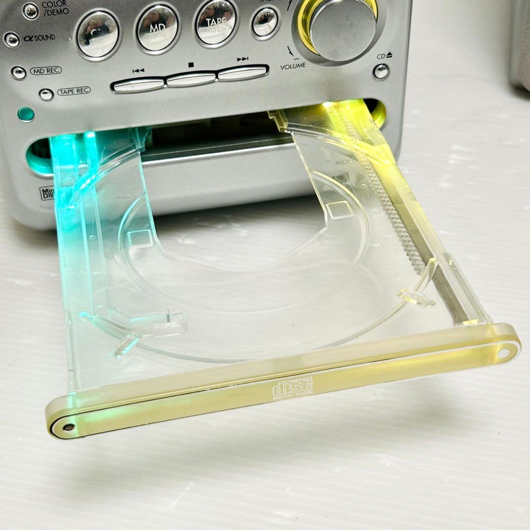 希少動作品 JVC Victor CD MD カセットミニコンポ UX-Q10
