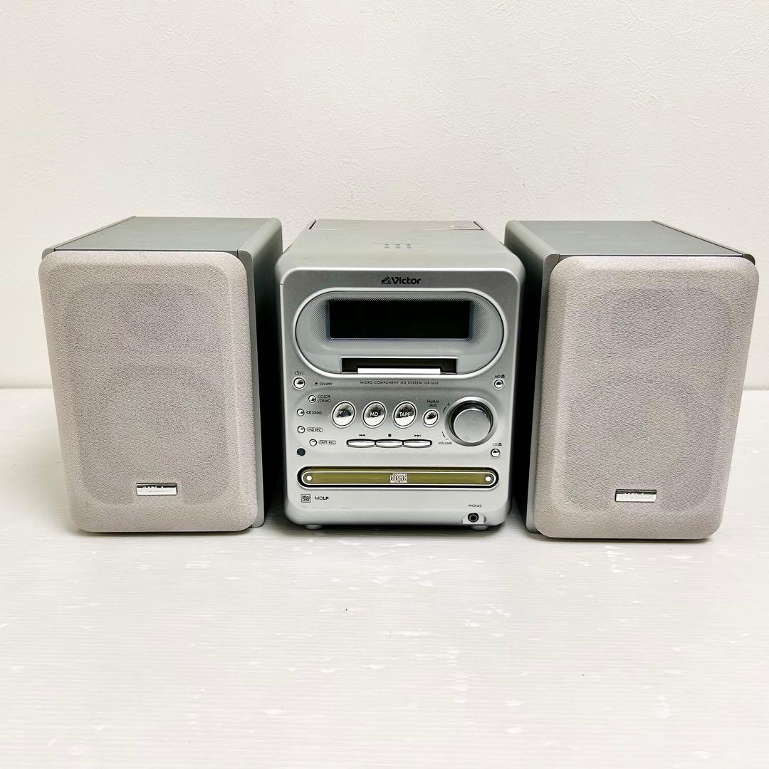 希少動作品 JVC Victor CD MD カセットミニコンポ UX-Q10