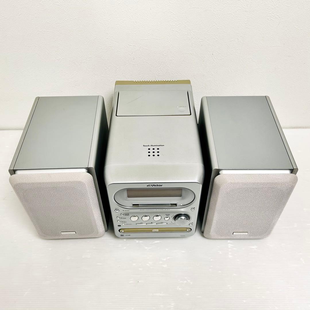 希少動作品 JVC Victor CD MD カセットミニコンポ UX-Q10