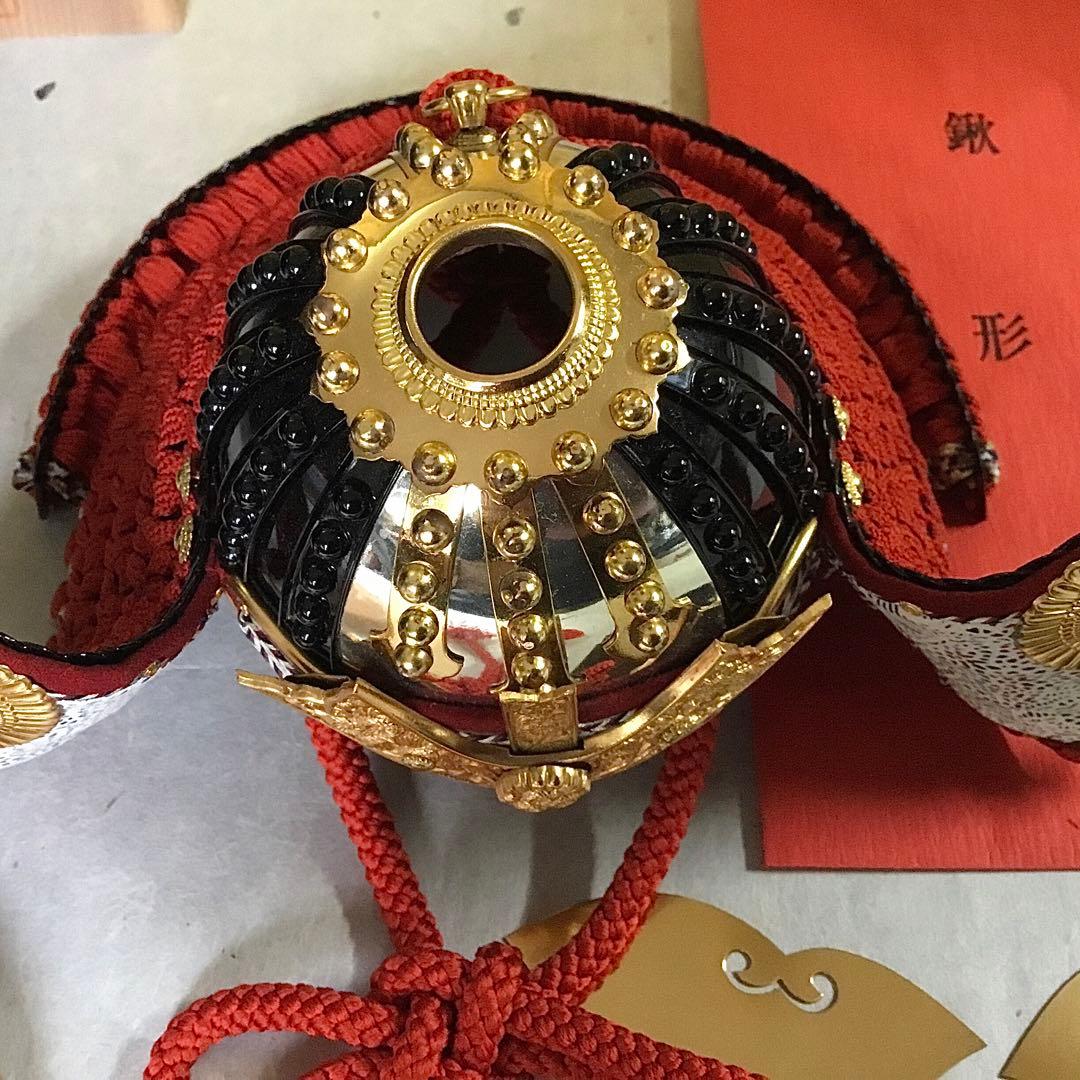 兜飾り◆加藤一冑◆伝統工芸 コンパクト五月飾り 鎧 五月節句 甲冑 兜