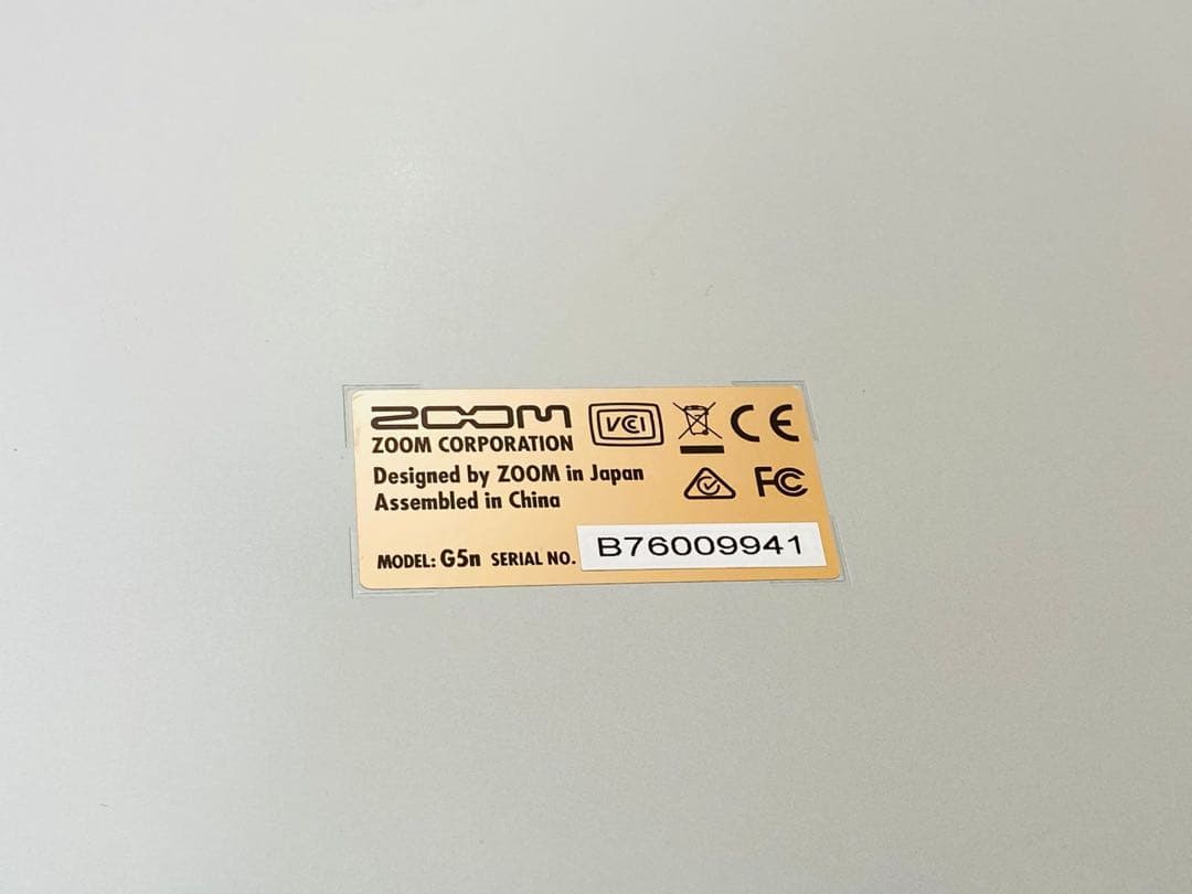 ZOOM G5n マルチエフェクトプロセッサー