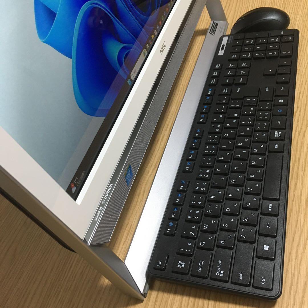 NEC VALUESTAR 一体型 デスクトップ Win11 i7 SSD 取説