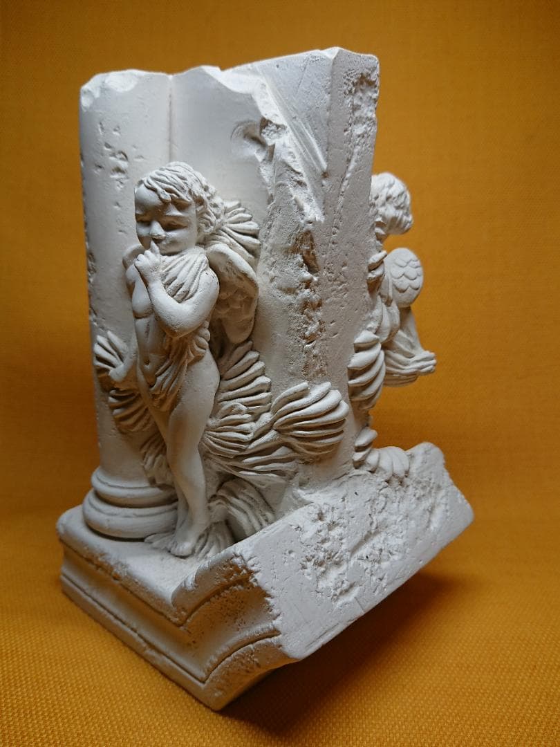 【美品】天使　エンジェル　オブジェ　置物　インテリア　工芸品　美術品　A3153