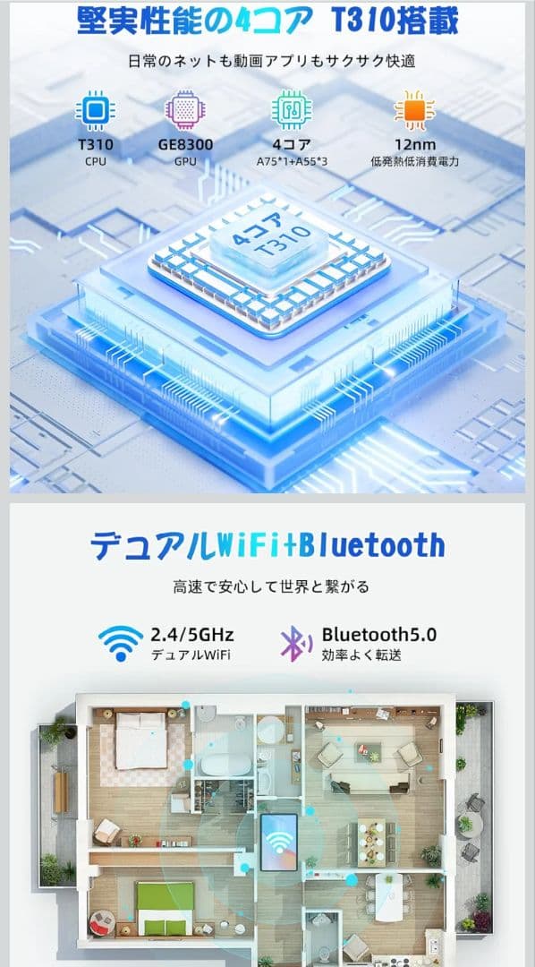 512221 TABWEE Android 15 タブレット10インチ