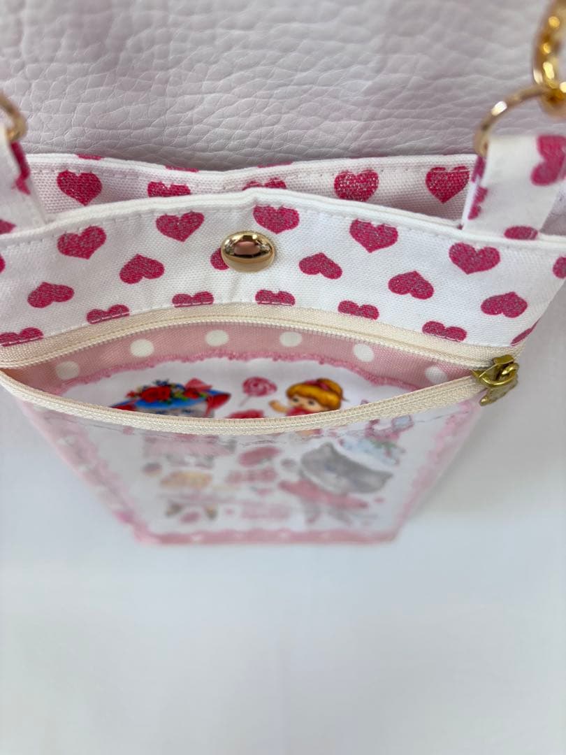 コヤンイサムチョン　ハンドメイド　ラウンドギャザーバッグ　モカちゃん