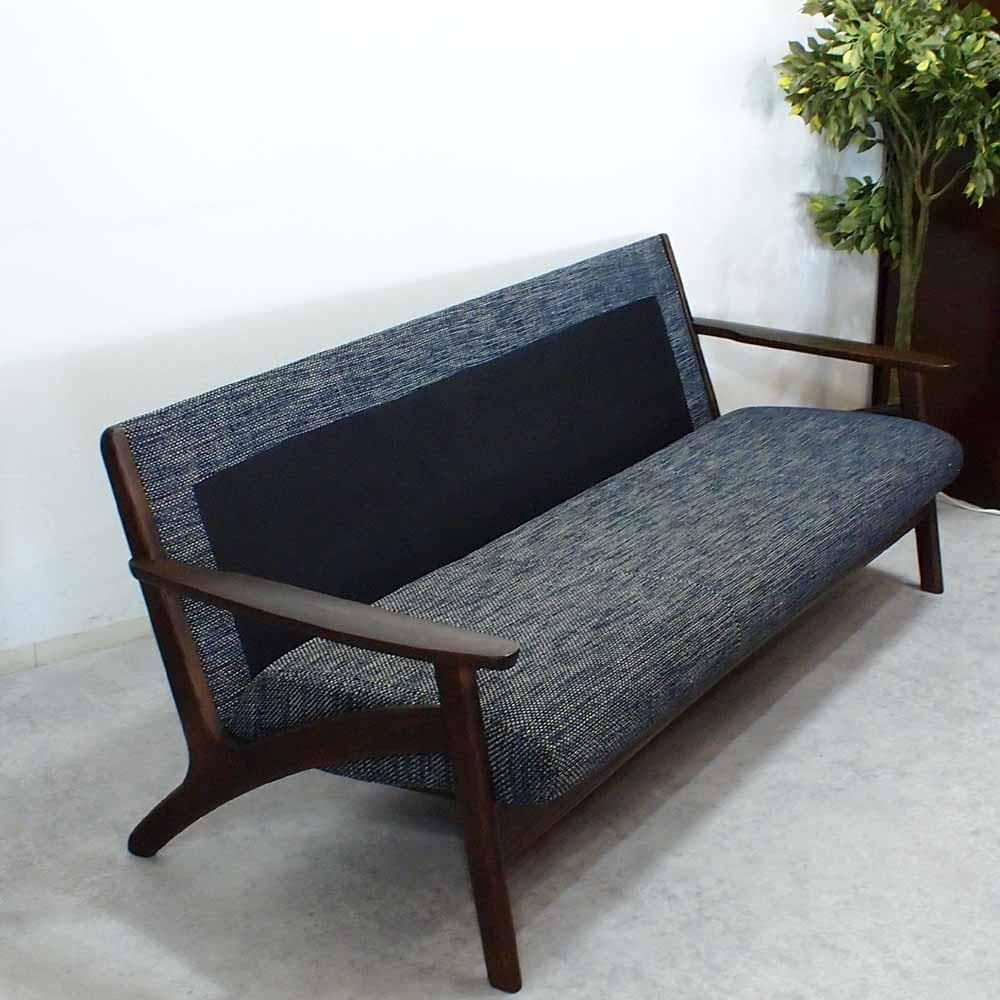 浜本工芸 リミットLO 3人掛けソファ 190cm オーク材 ZR24515