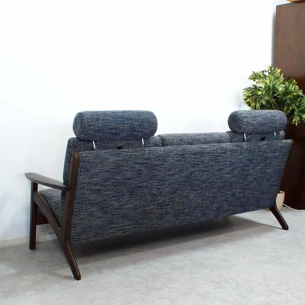 浜本工芸 リミットLO 3人掛けソファ 190cm オーク材 ZR24515