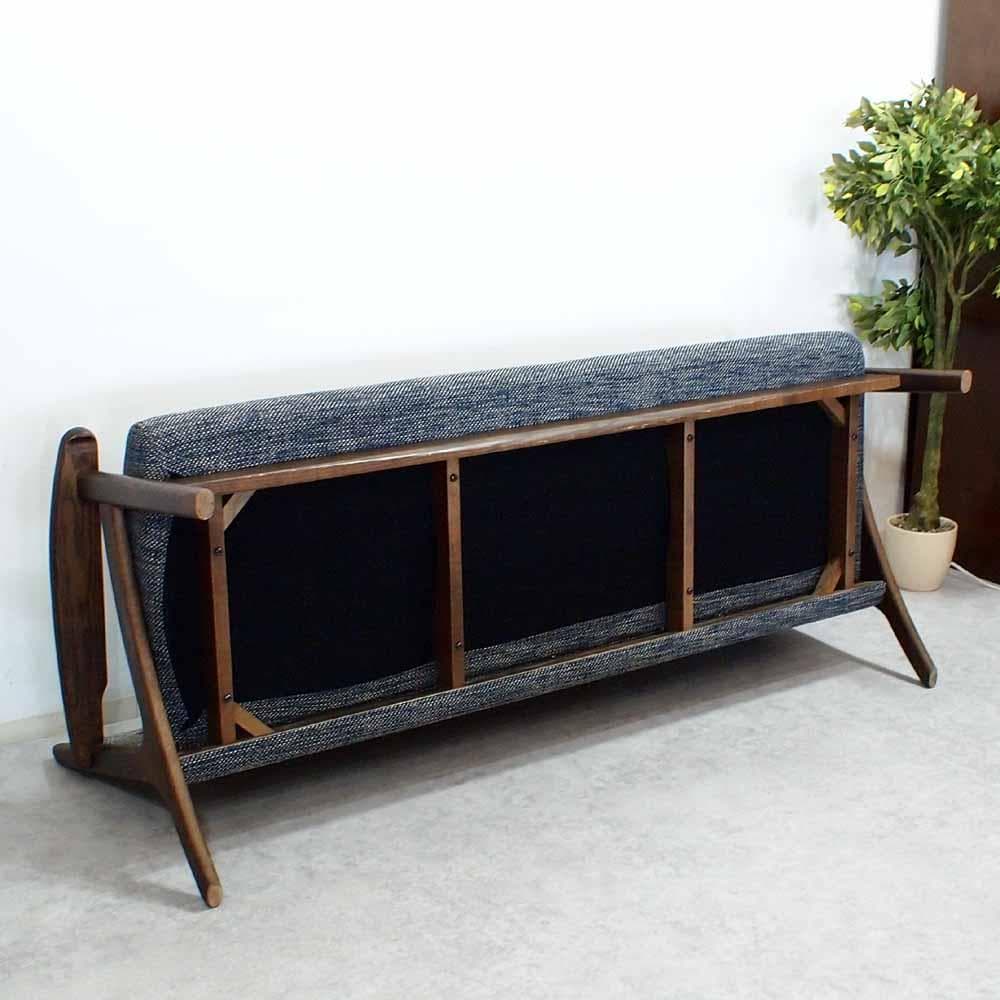 浜本工芸 リミットLO 3人掛けソファ 190cm オーク材 ZR24515