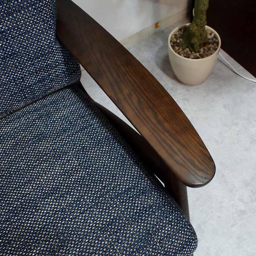 浜本工芸 リミットLO 3人掛けソファ 190cm オーク材 ZR24515