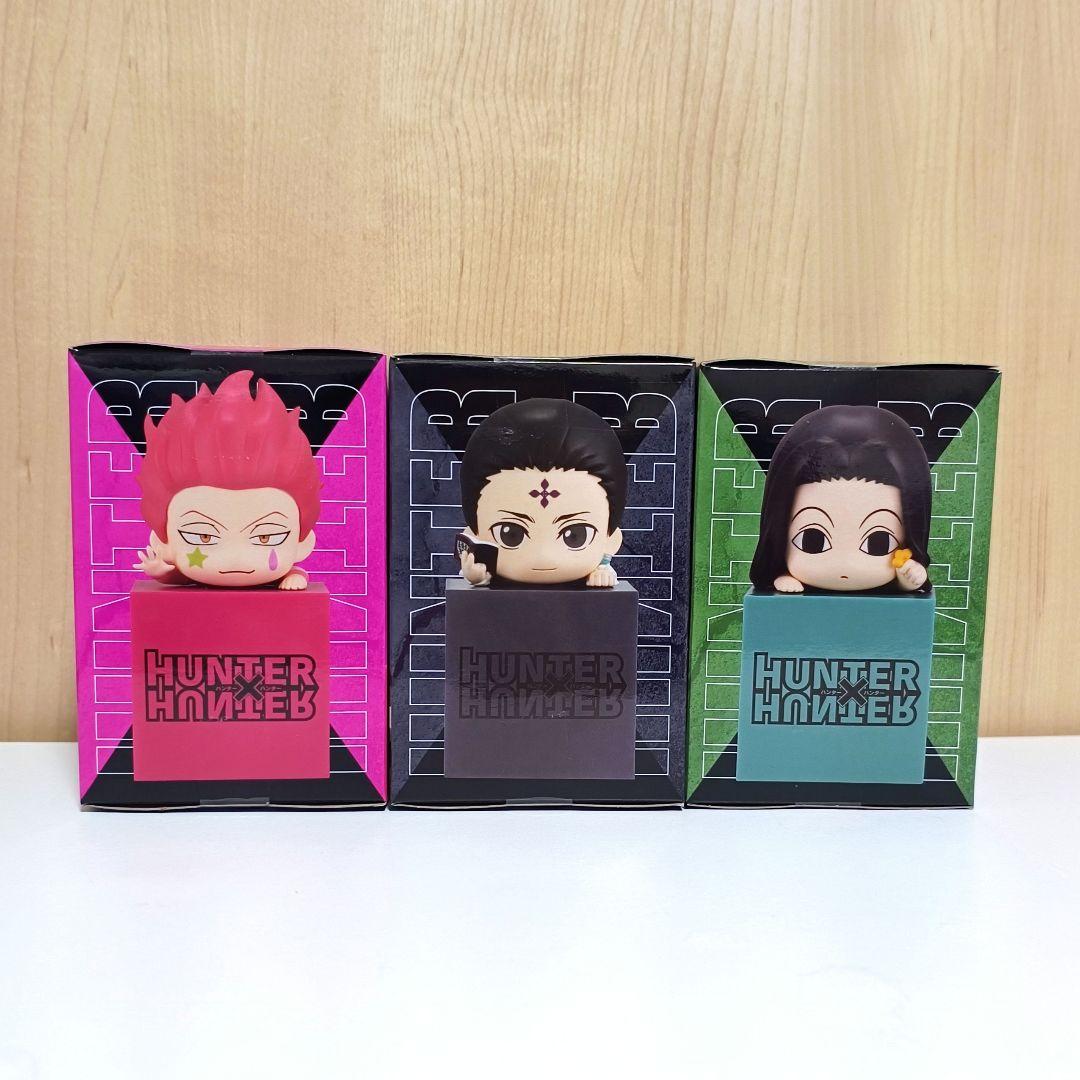 HUNTER×HUNTERひっかけフィギュア ヒソカ　イルミ　クロロ　3種セット