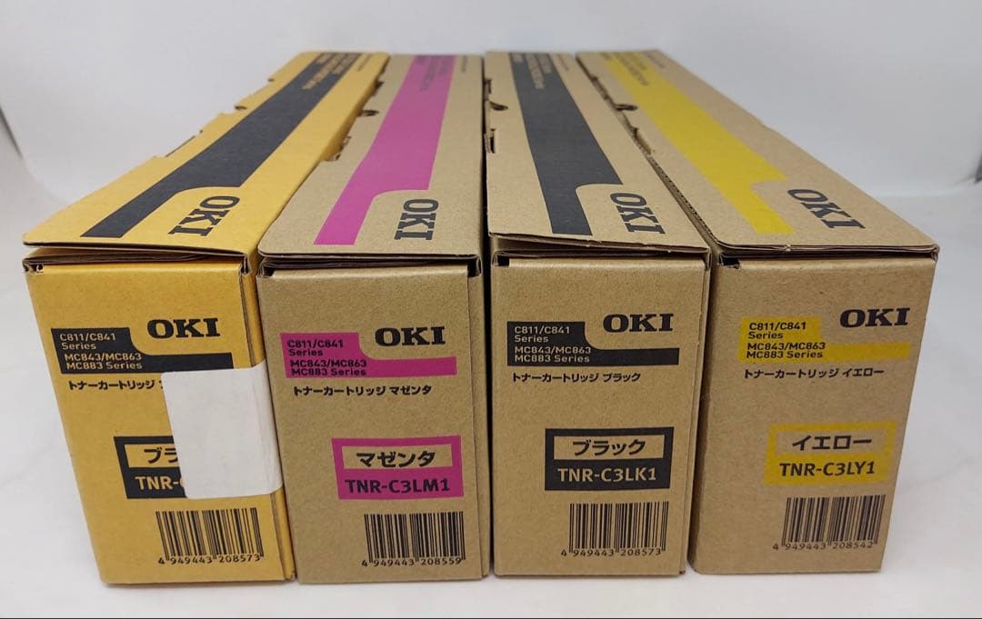 OKI 純正トナーカートリッジ 4本セット