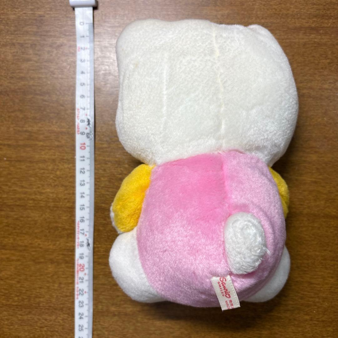 希少 サンリオ キティ くま 抱っこ ぬいぐるみ 抱きぐるみ レトロ
