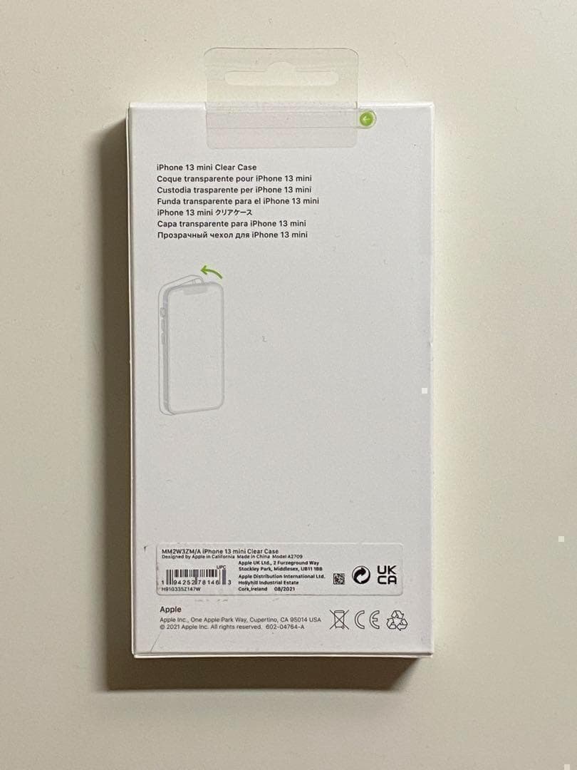 【新品】純正 iPhone 13 mini クリアケース①