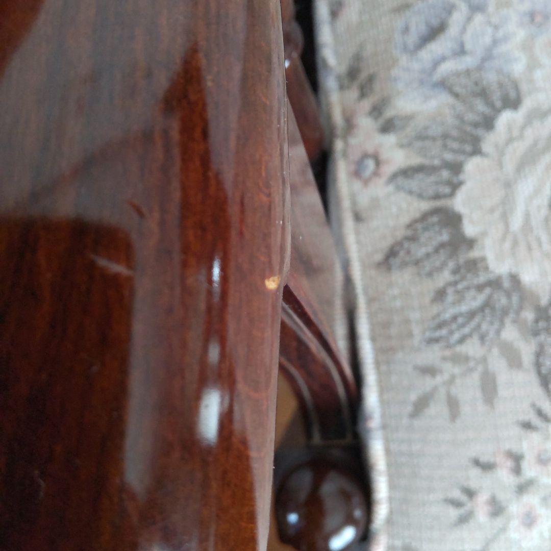 カリモク家具　ソファー コロニアル　ローズ　花模様 青 白 薄桃 深緑 茶