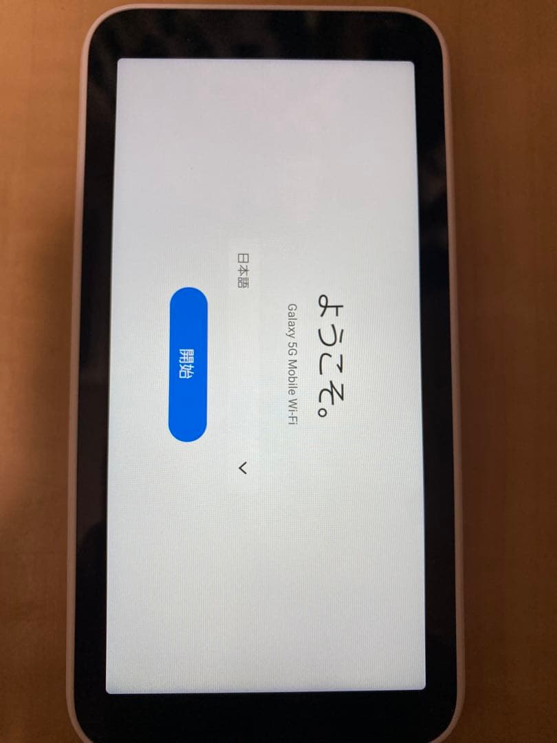 Galaxy 5G Mobile Wi-Fi SCR01 ホワイト