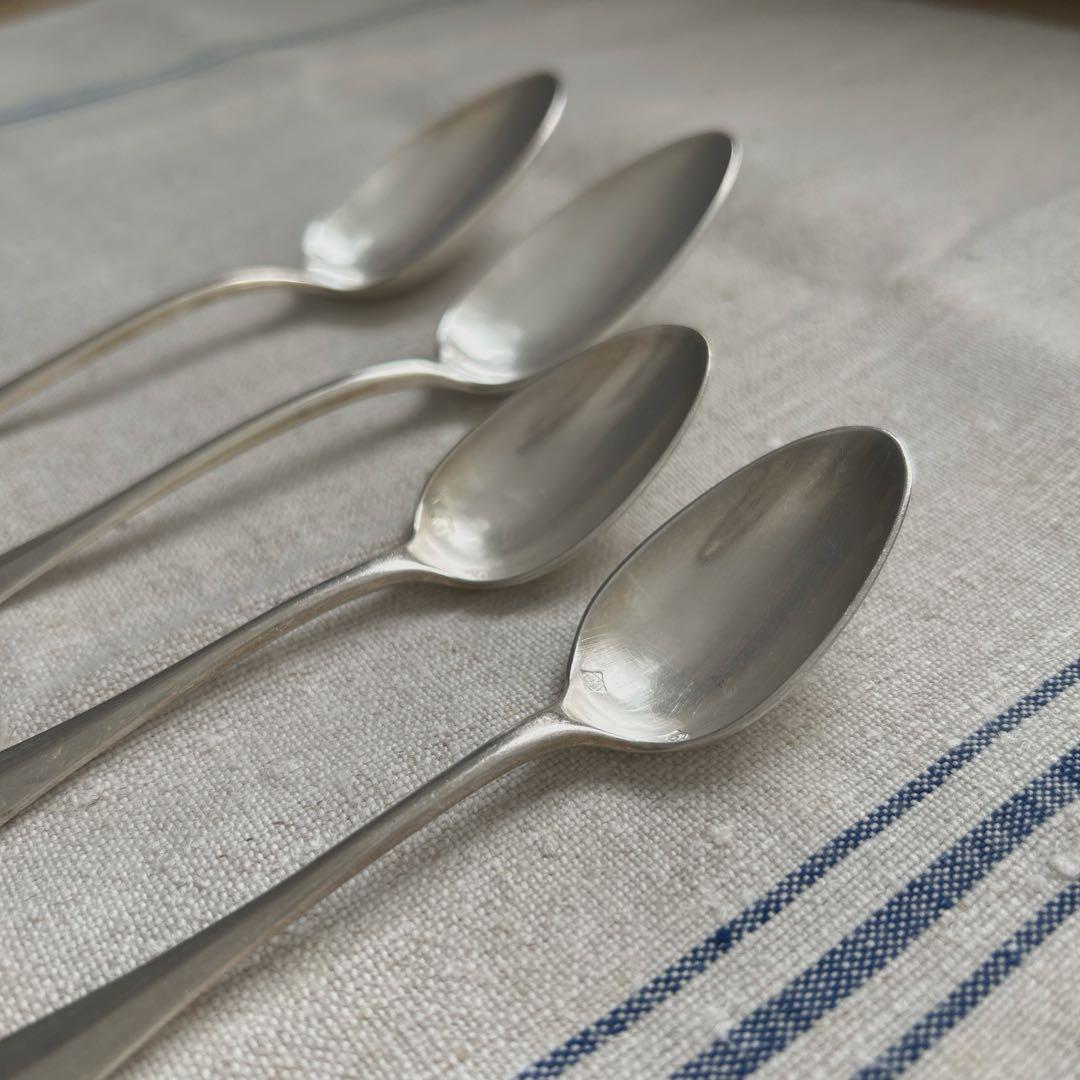フランス　アンティークスプーン　4本まとめて