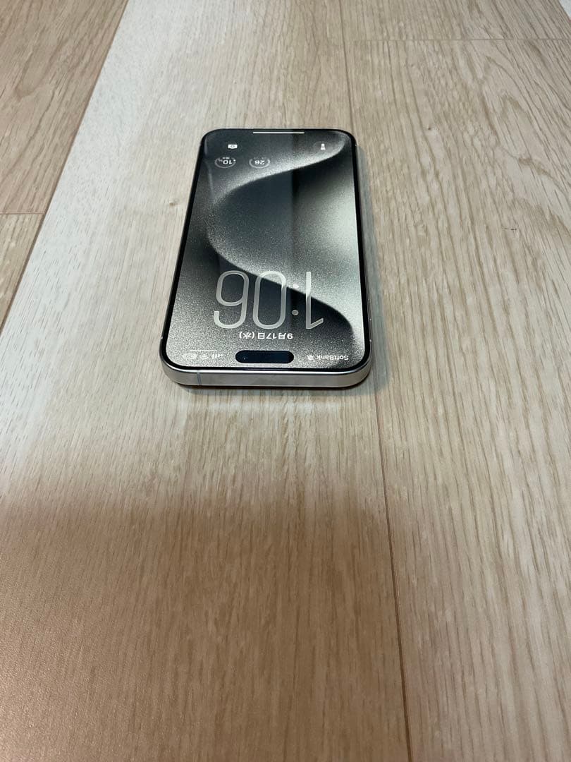 iPhone 15 ProMax 256GB ホワイトチタニウム　即購入可