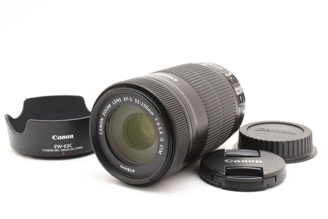 美品　Canon EF-S 55-250mm f/4-5.6 IS STM