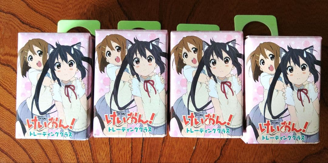 けいおん！　トレーディング グラス　4個セット