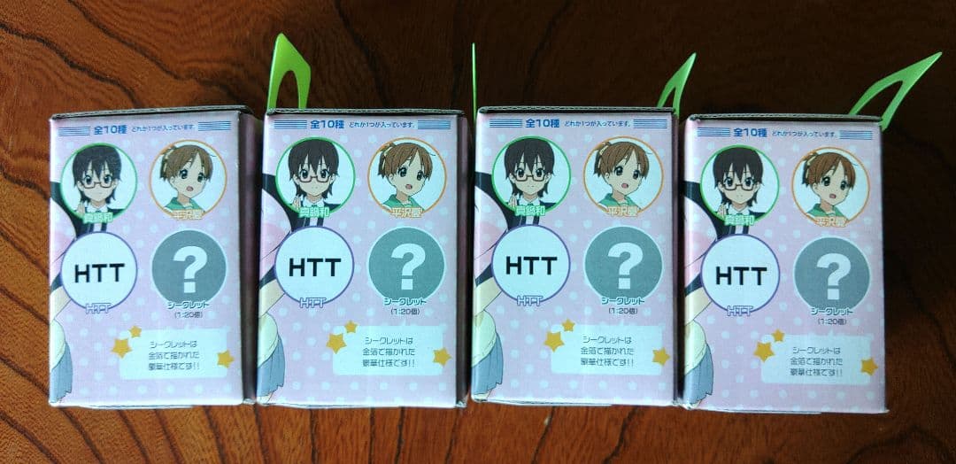 けいおん！　トレーディング グラス　4個セット