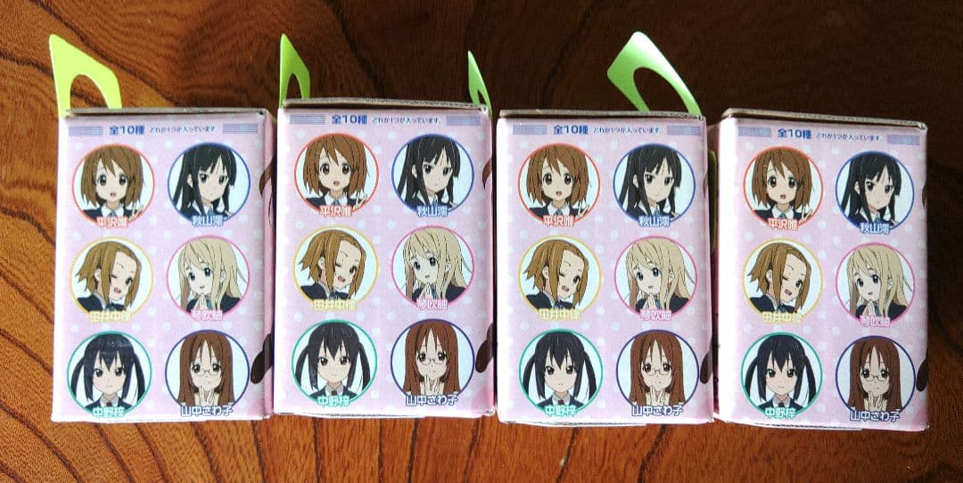 けいおん！　トレーディング グラス　4個セット