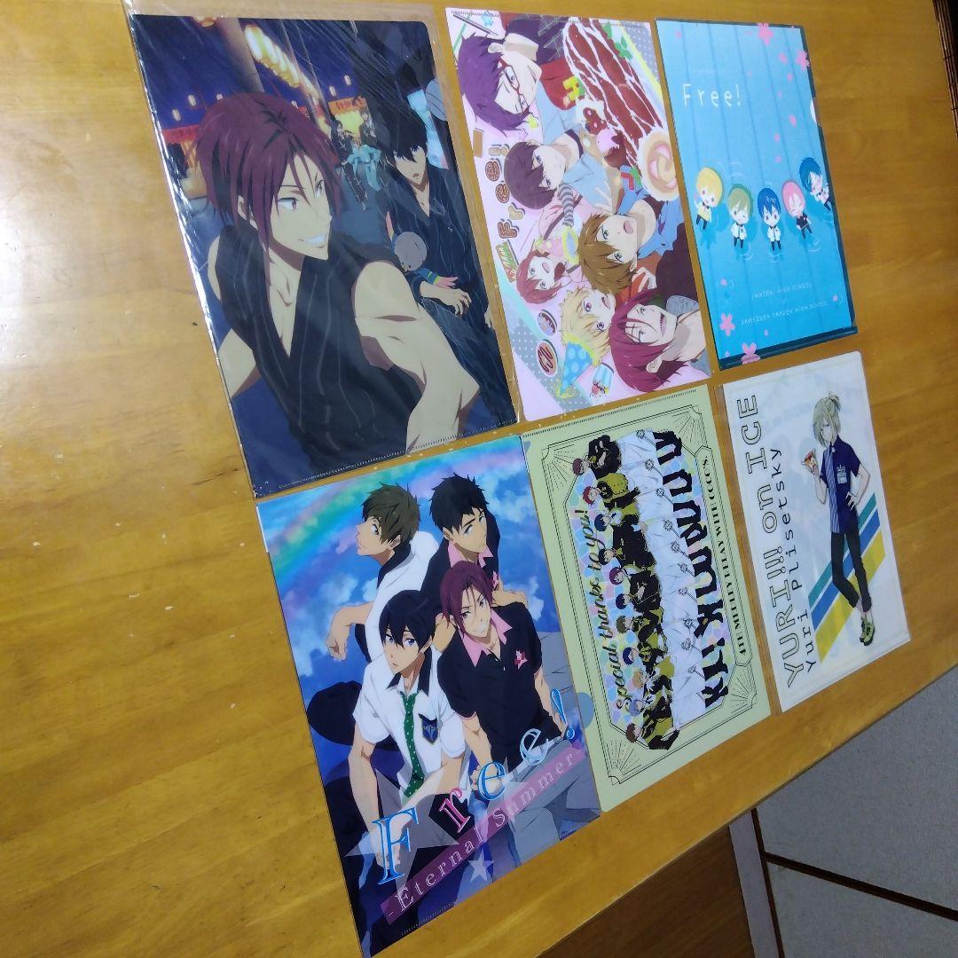 Free! 　Ａ−４クリアファイル まとめ売り大量４２枚