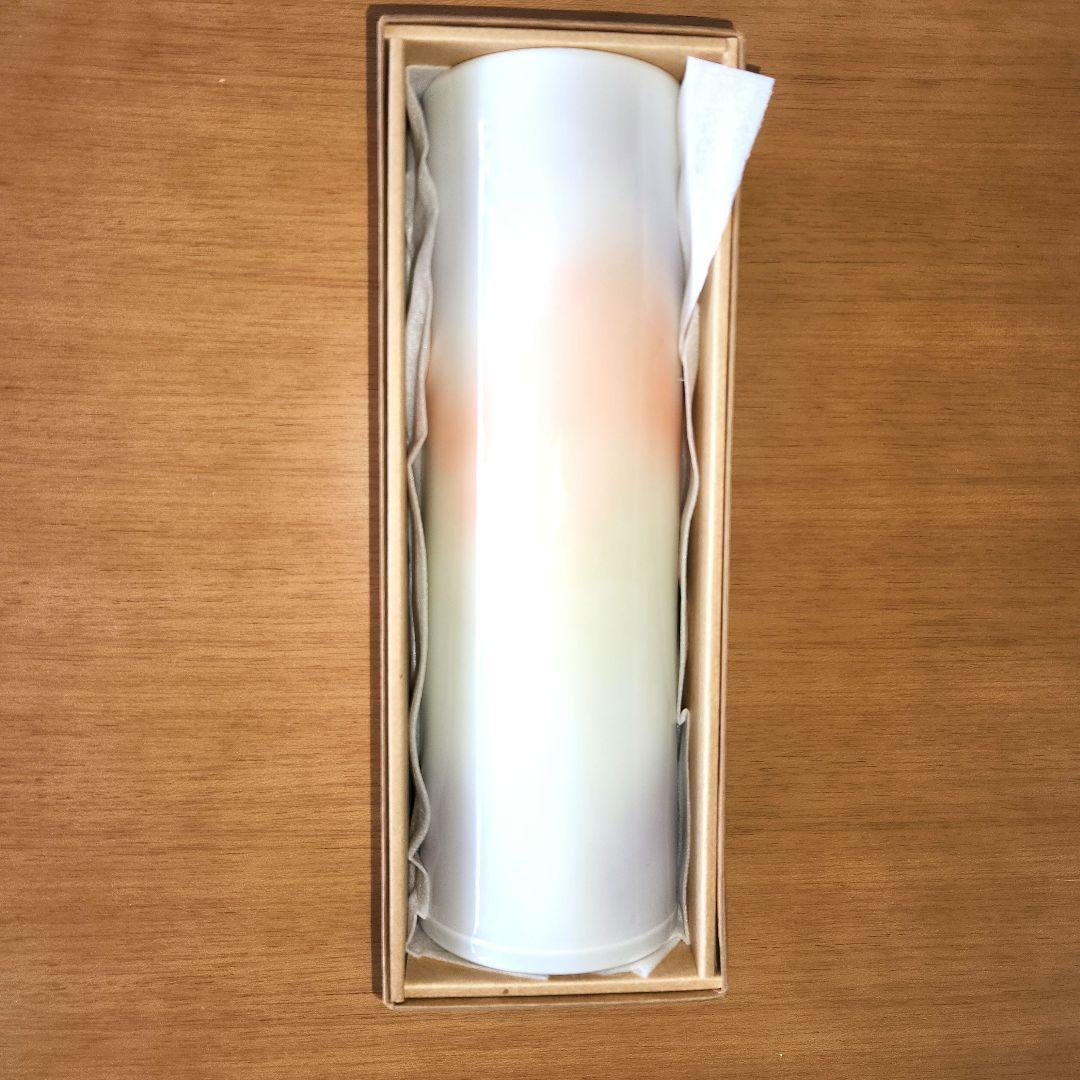 【新品、未使用】有田焼　深川製磁　色絵彩磁　ハーモニー　花生　花瓶