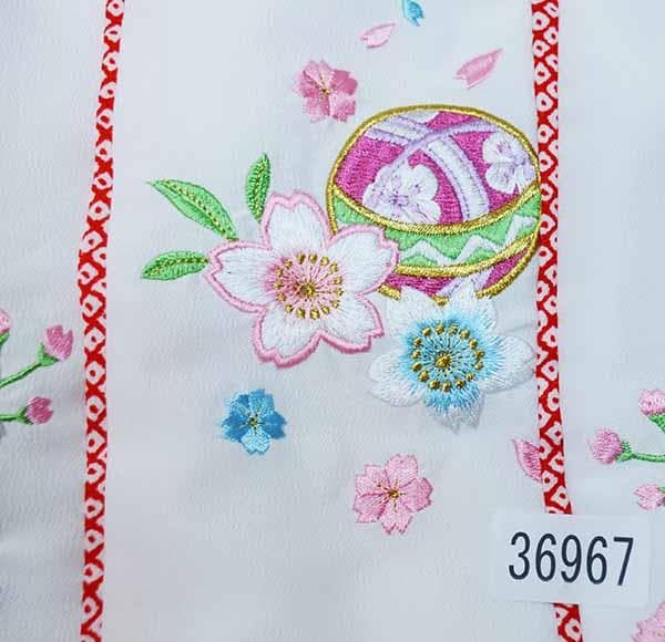 七五三 三歳 女児 被布着物フルセット 半衿 伊達襟 足袋付き お仕立て無料