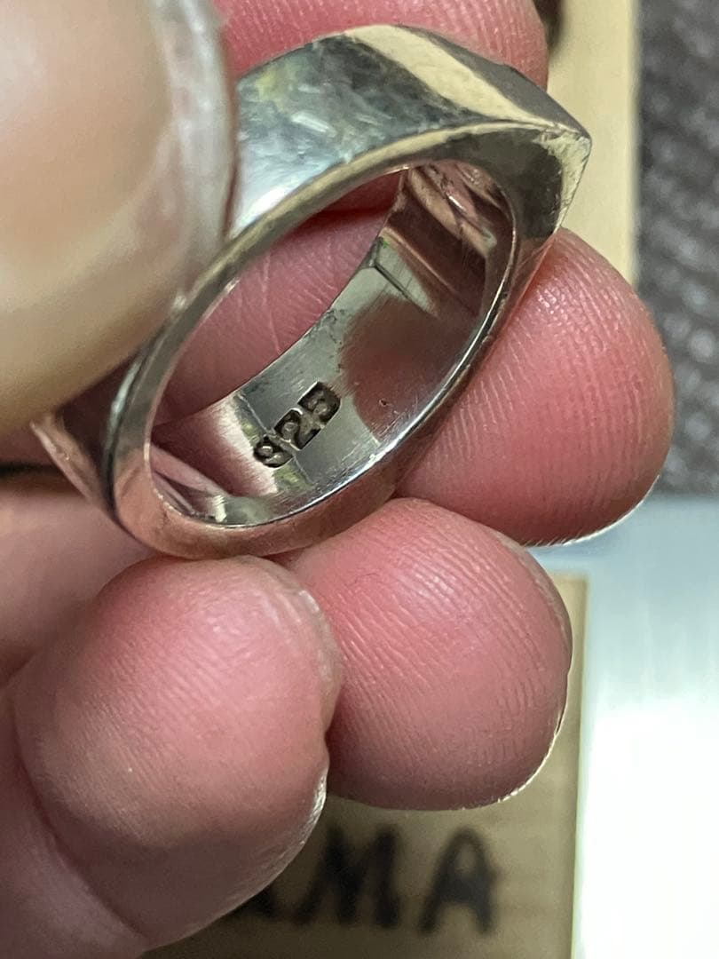 希少　薩摩ボタン　925 シルバーリング　指輪　ヴィンテージ　さつま