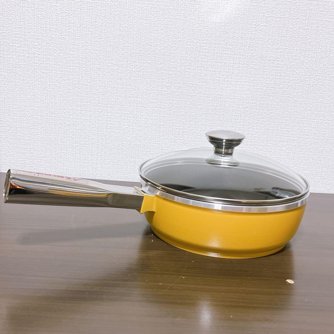 【未使用】　アサヒ軽金属　22オールパン　ガラス蓋