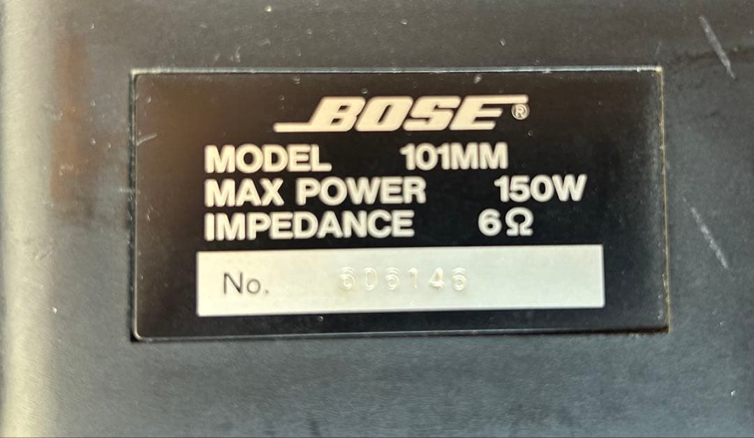 BOSE　スピーカー　101MM （動作未確認の為ジャンク品出品）