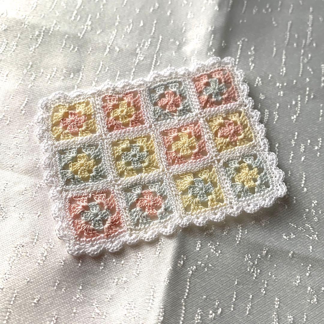 ミニチュア　レース編み　ドールハウス　ハンドメイド