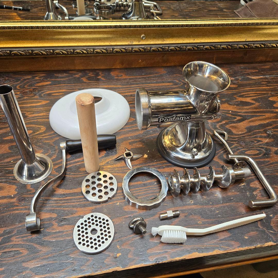 Y*u様 手動ミンサー １回使用 Poafamx